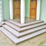 Concrete is one of the most suitable materials for building porches