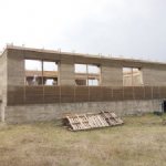 DIY sawdust concrete house