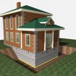 foundation for a brick house