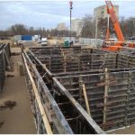 large panel formwork for monolithic construction