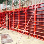 Large panel formwork structures