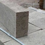 Sand concrete blocks