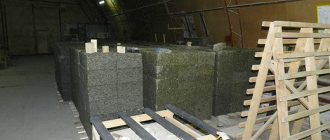 Wood concrete production