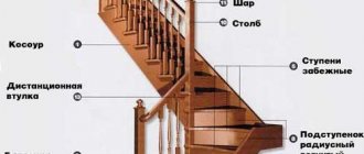 Dimensions of steps of ladders