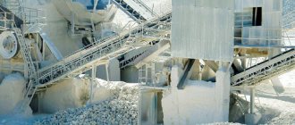 Cement production plant
