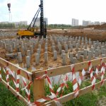Reinforced concrete piles - a method of constructing a solid foundation for a building