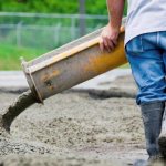 What is the hardness of the concrete mixture?